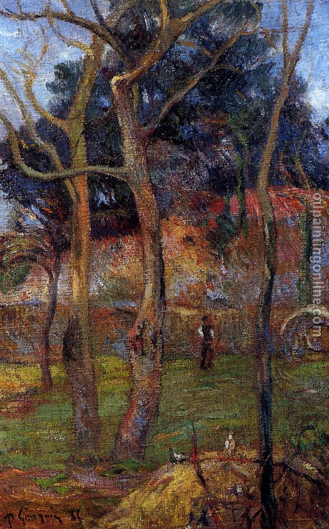 Gauguin, Paul - Bare Trees
